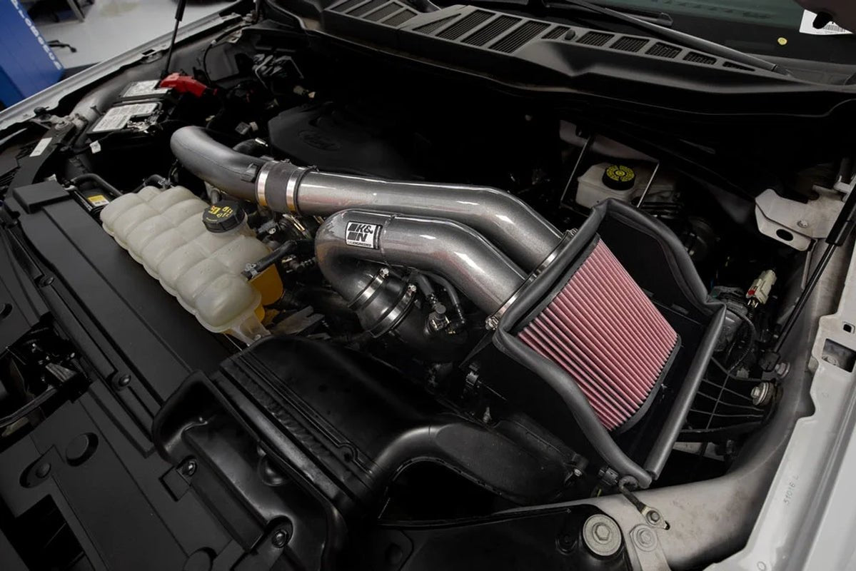 Cold Air Intake Kit: High Performance, Increase Horsepower: Compatible with 2015-2022 Ford F150, 2017-2022 Ford F150 Raptor; 77-2617KC - Revved Up Tools