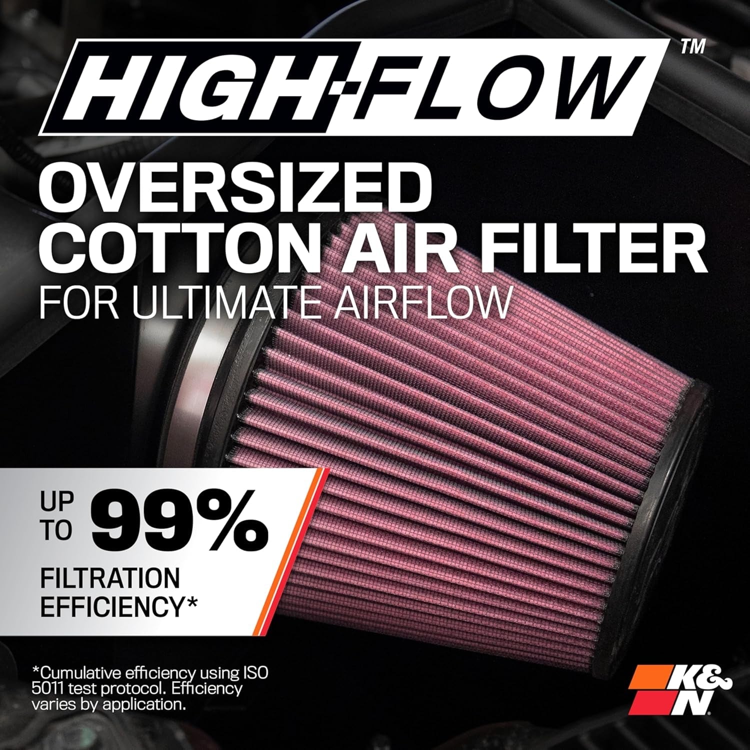 Cold Air Intake System: High-Flow Air Filter, Increase Performance & Towing: Compatible with 2007-2010 Chervlot/Gmc: Silverado 2500 & 3500, Sierra 2500 & 3500, 57-3066 - Revved Up Tools