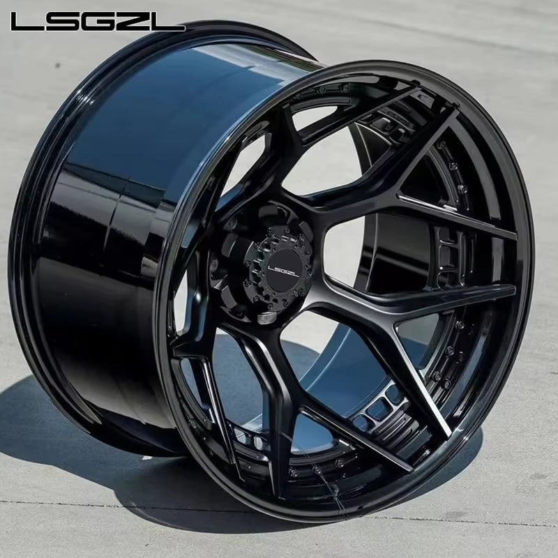 Custom Monoblock 2 Piece Luxury Forged Alloy Deep Concave Car Wheel 5X114.3 5X120 5X130 5X112 15 18 19 20 22 Inch Rim - Revved Up Tools