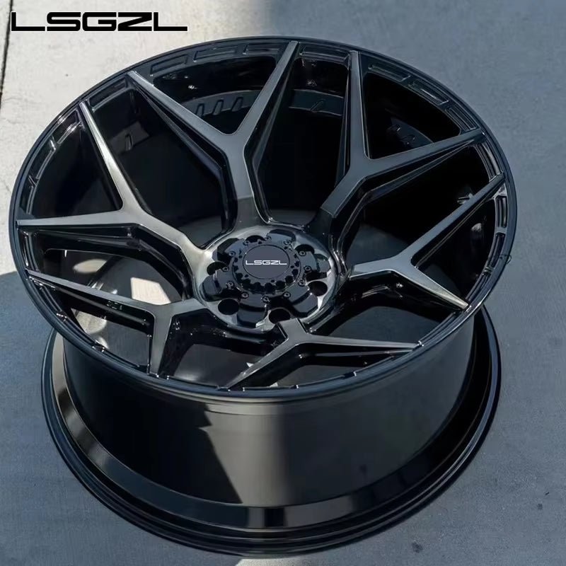Custom Monoblock 2 Piece Luxury Forged Alloy Deep Concave Car Wheel 5X114.3 5X120 5X130 5X112 15 18 19 20 22 Inch Rim - Revved Up Tools