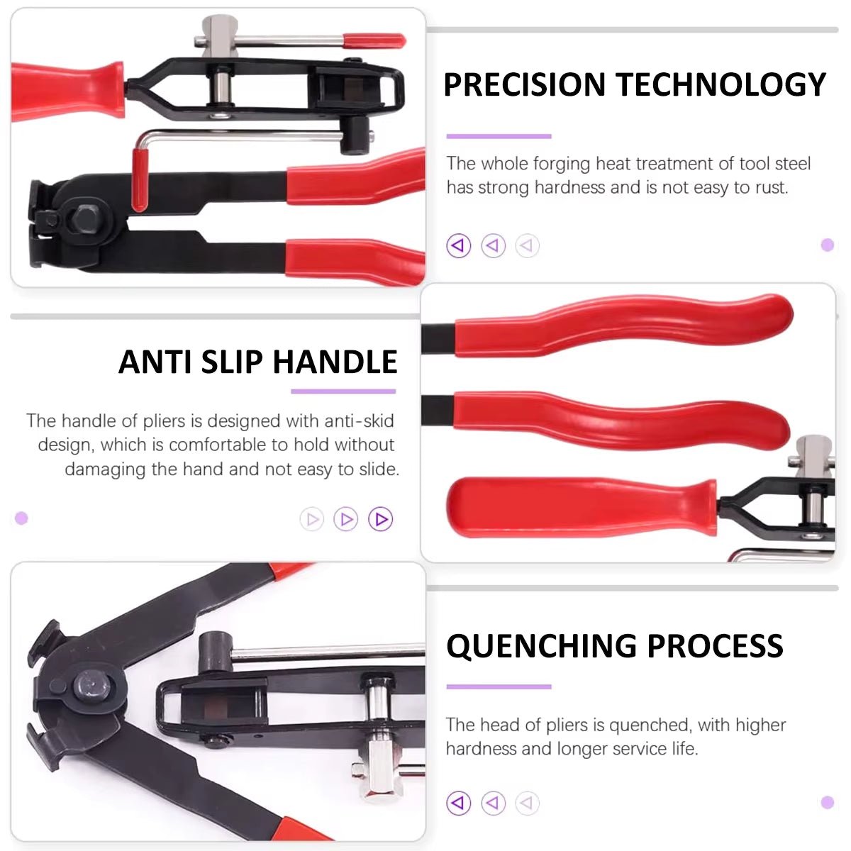 CV Joint Boot Clamp Pliers Car Banding Hand Tool Kit Auto Hose Axle Pliers Guide Belt Repair Installation Clamp Car Repair Tool - Revved Up Auto