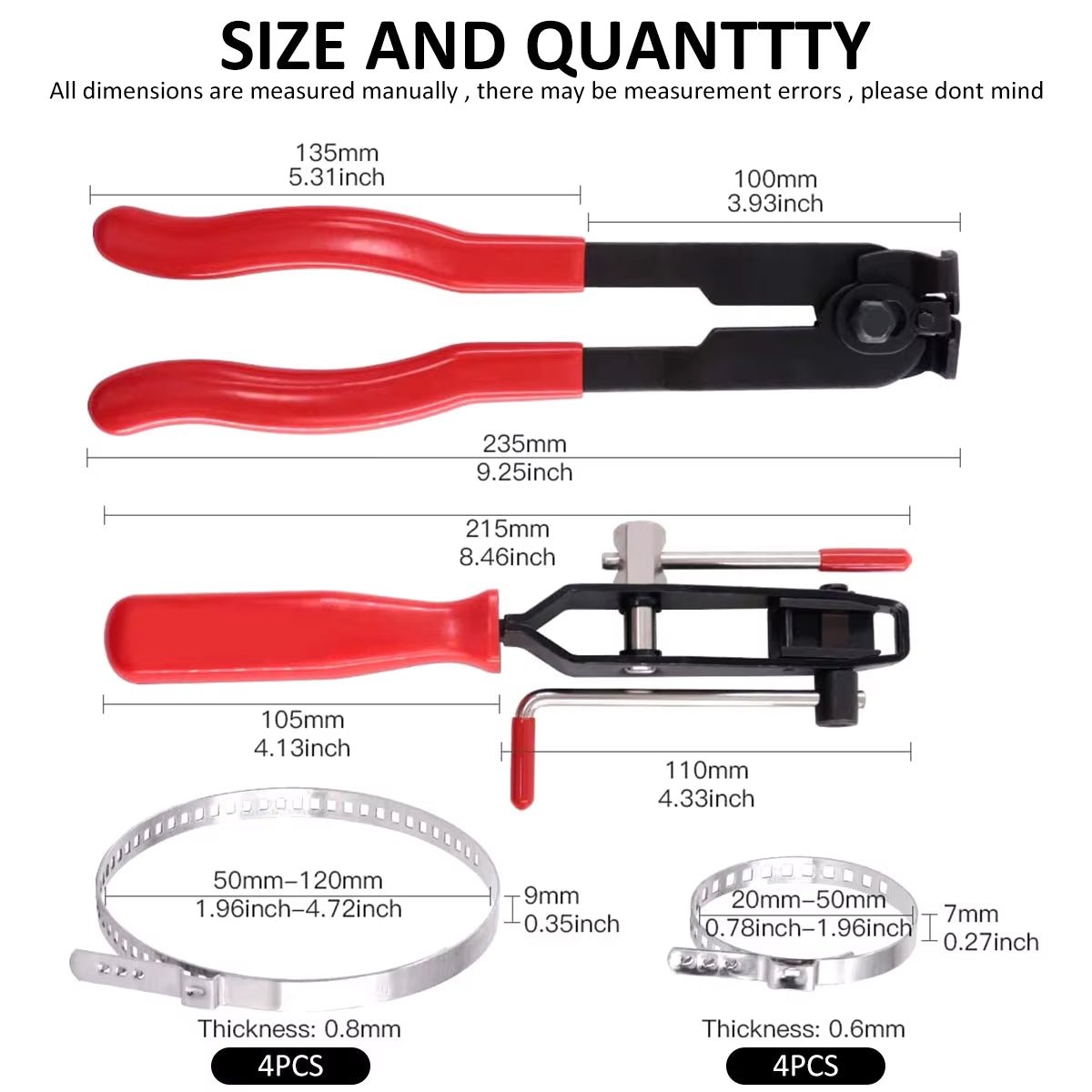 CV Joint Boot Clamp Pliers Car Banding Hand Tool Kit Auto Hose Axle Pliers Guide Belt Repair Installation Clamp Car Repair Tool - Revved Up Auto