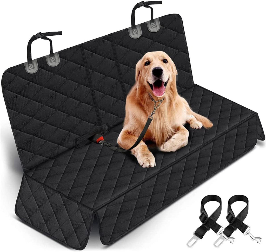 Dog Car Seat Cover, Back Seat Cover for Dogs Pet Car Seat Protector Waterproof Bench Car Seat Cover, Non-Slip Reat Seat Cover Fits Middle Armrest for Most Cars Trucks Suvs - Black - Revved Up Tools