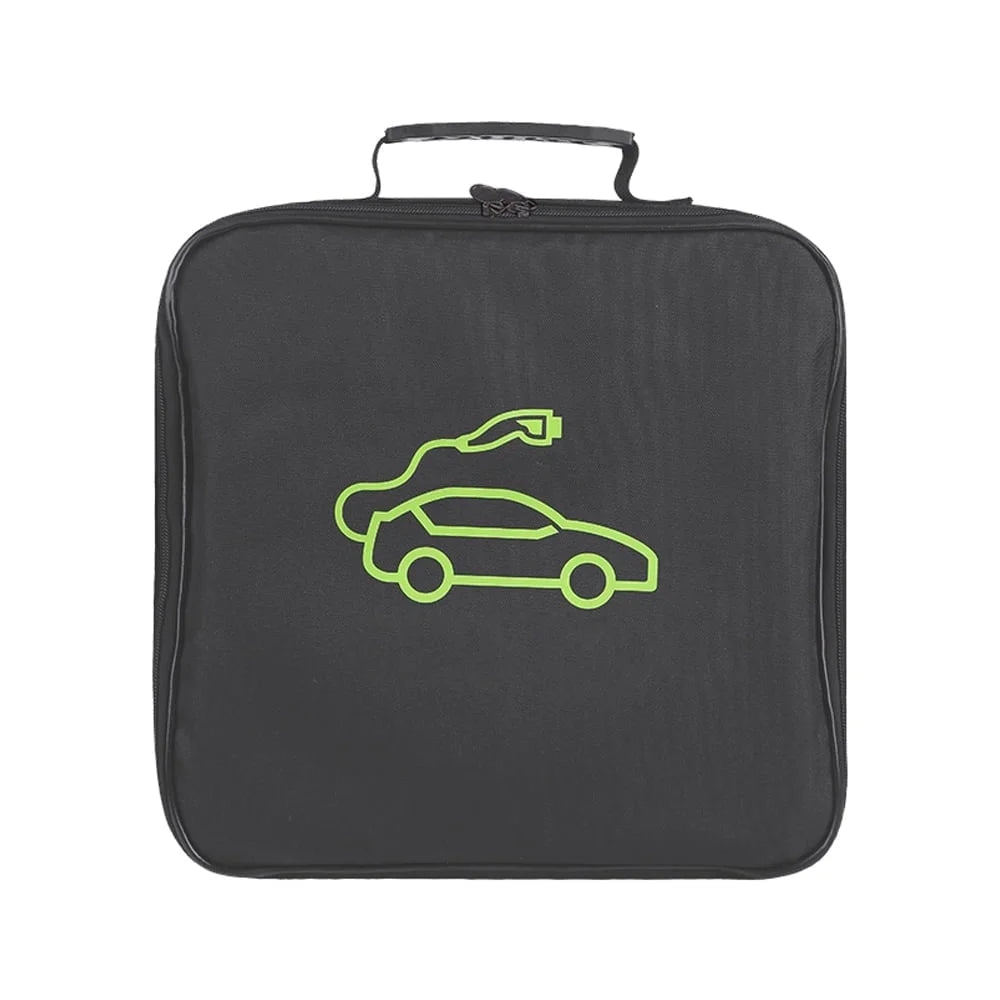 EV Car Charging Cable Storage Carry Bag for Electric Vehicle Charger Plugs Sockets Waterproof Fire Retardant Equipment Container - Revved Up Auto