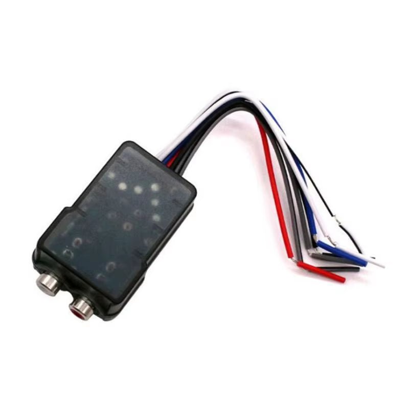High-Performance Car Stereo Speak Hi-Low Converter RCA Adapter Quick-Connection for Auto Car Durable - Revved Up Tools