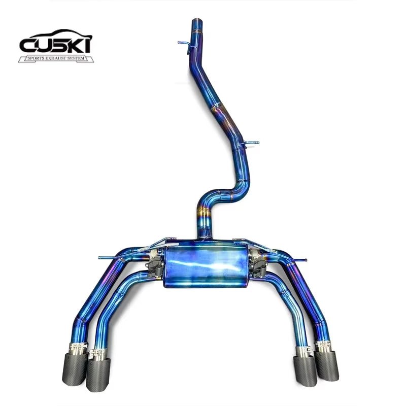 High Performance Titanium Alloy Valve Exhaust Muffler Applicable to Audi S3 2.0T 2015-2023 Exhaust Auto Parts Exhaust System - Revved Up Tools