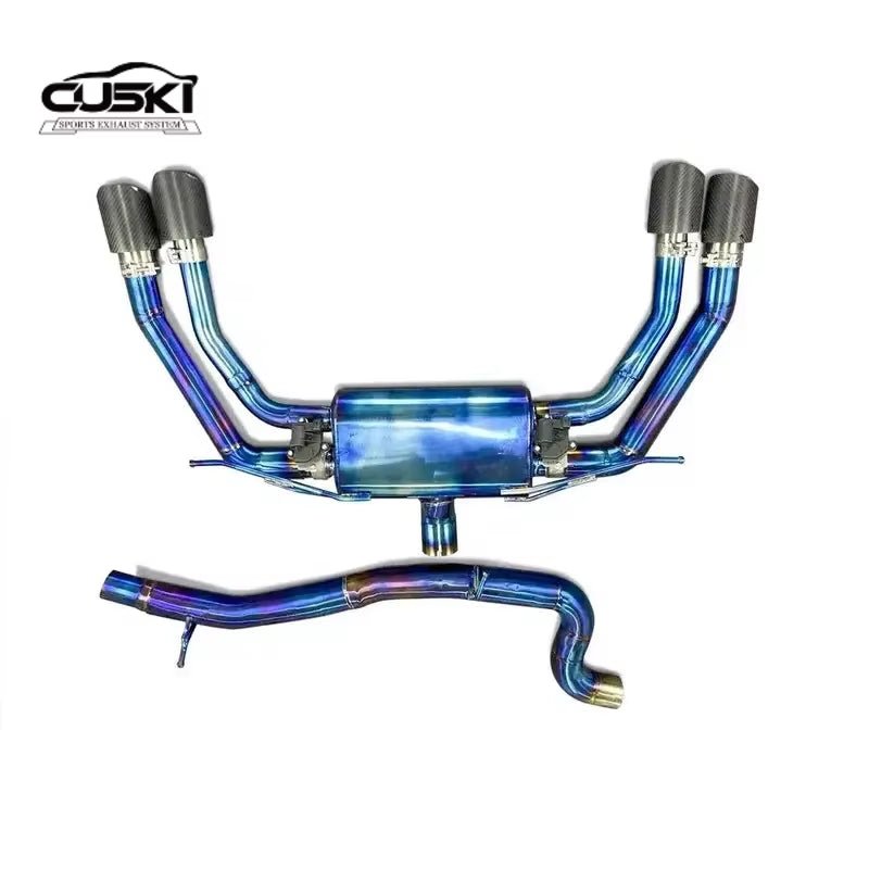 High Performance Titanium Alloy Valve Exhaust Muffler Applicable to Audi S3 2.0T 2015-2023 Exhaust Auto Parts Exhaust System - Revved Up Tools
