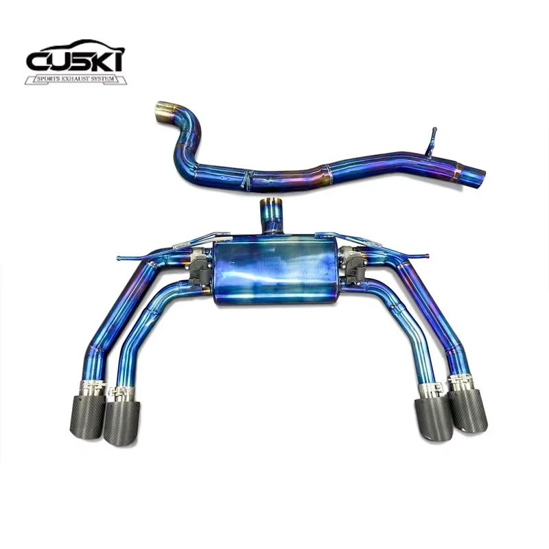 High Performance Titanium Alloy Valve Exhaust Muffler Applicable to Audi S3 2.0T 2015-2023 Exhaust Auto Parts Exhaust System - Revved Up Tools