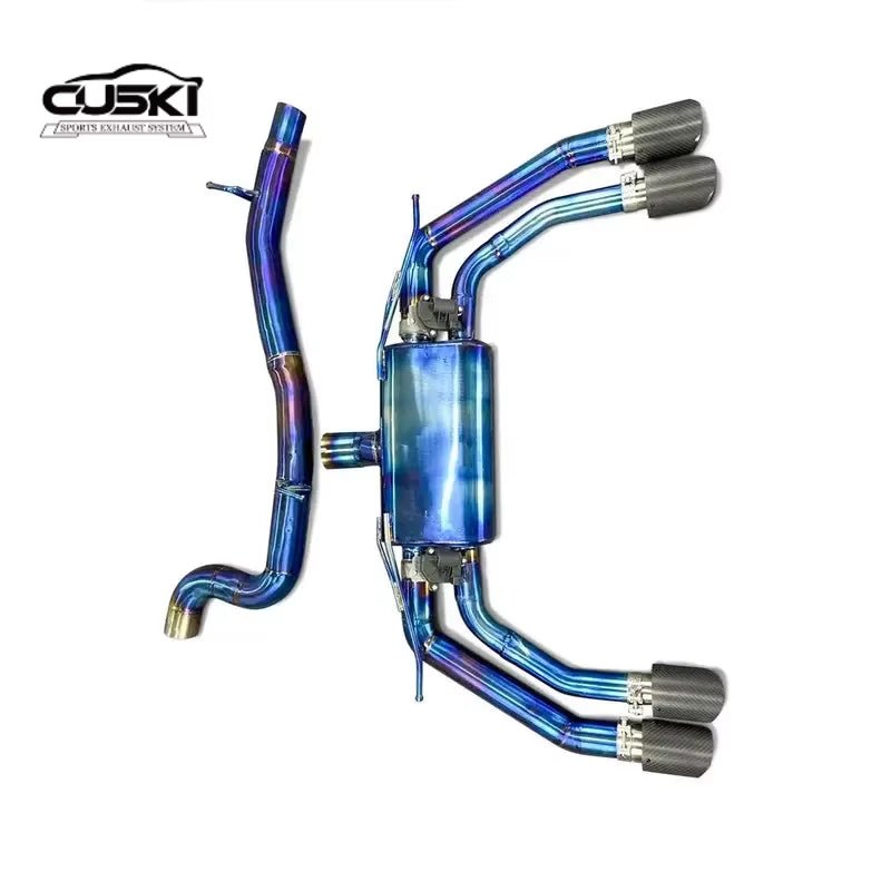 High Performance Titanium Alloy Valve Exhaust Muffler Applicable to Audi S3 2.0T 2015-2023 Exhaust Auto Parts Exhaust System - Revved Up Tools