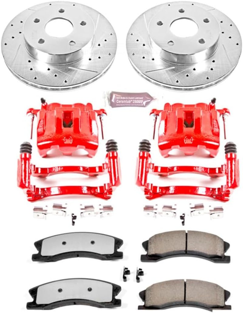 KC2149-36 Front Z36 Truck and Tow Brake Kit with Calipers for Jeep Grand Cherokee 1999-2004 [Model Specific] - Revved Up Tools