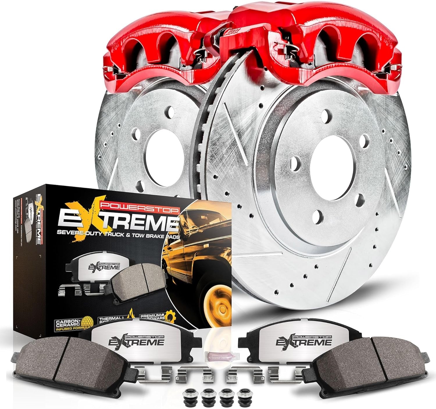 KC2149-36 Front Z36 Truck and Tow Brake Kit with Calipers for Jeep Grand Cherokee 1999-2004 [Model Specific] - Revved Up Tools