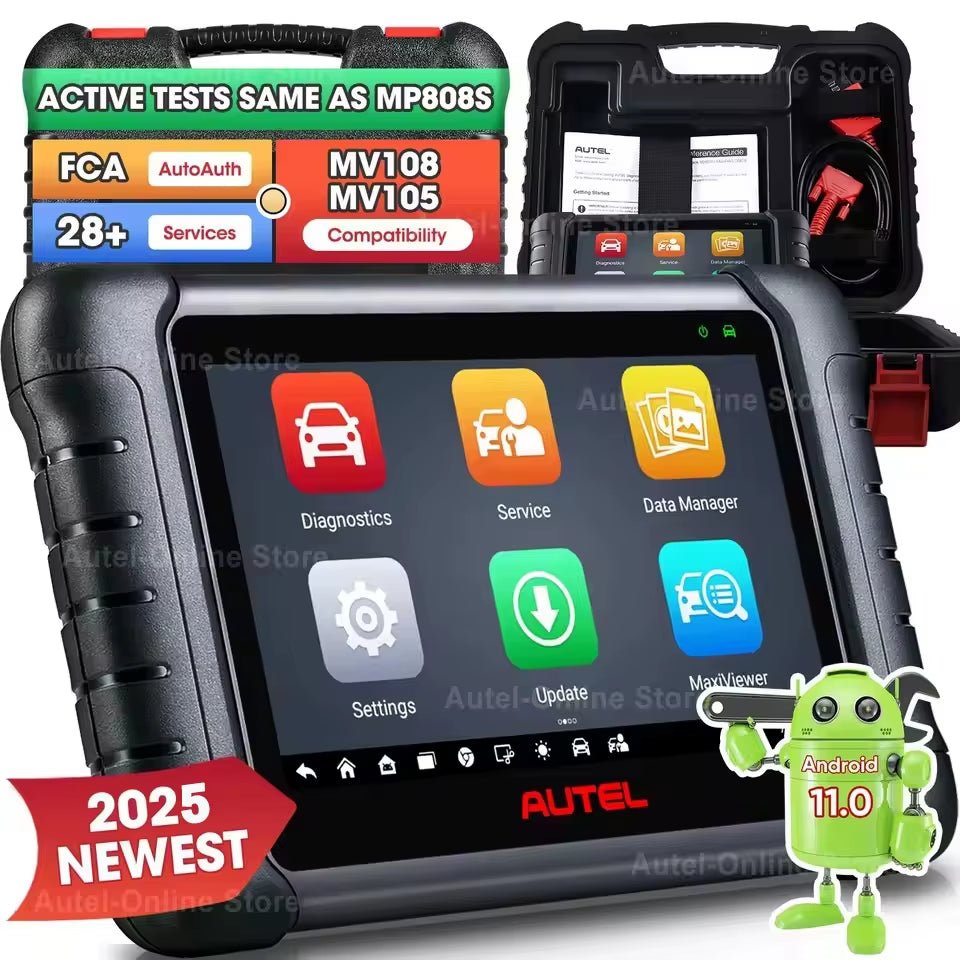 MX808S Car Diagnostic Tool Automotive Code Reader All Systems Diagnosis Active Test Function, PK MK808S, Upgrade of MX808 - Revved Up Auto