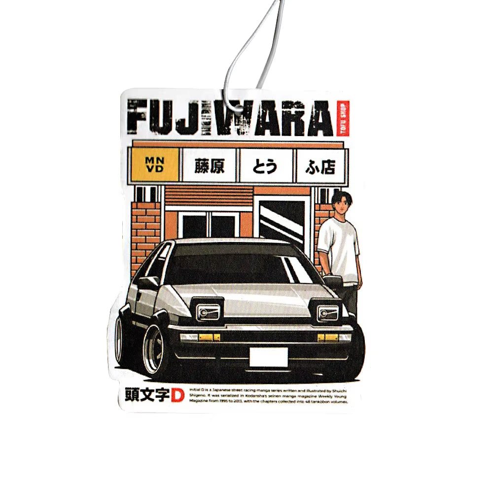 New JDM Style Performance Car Rearview Mirror Pendant Air Freshener Solid Paper Decoration Car Decoration Anime Decor - Revved Up Tools