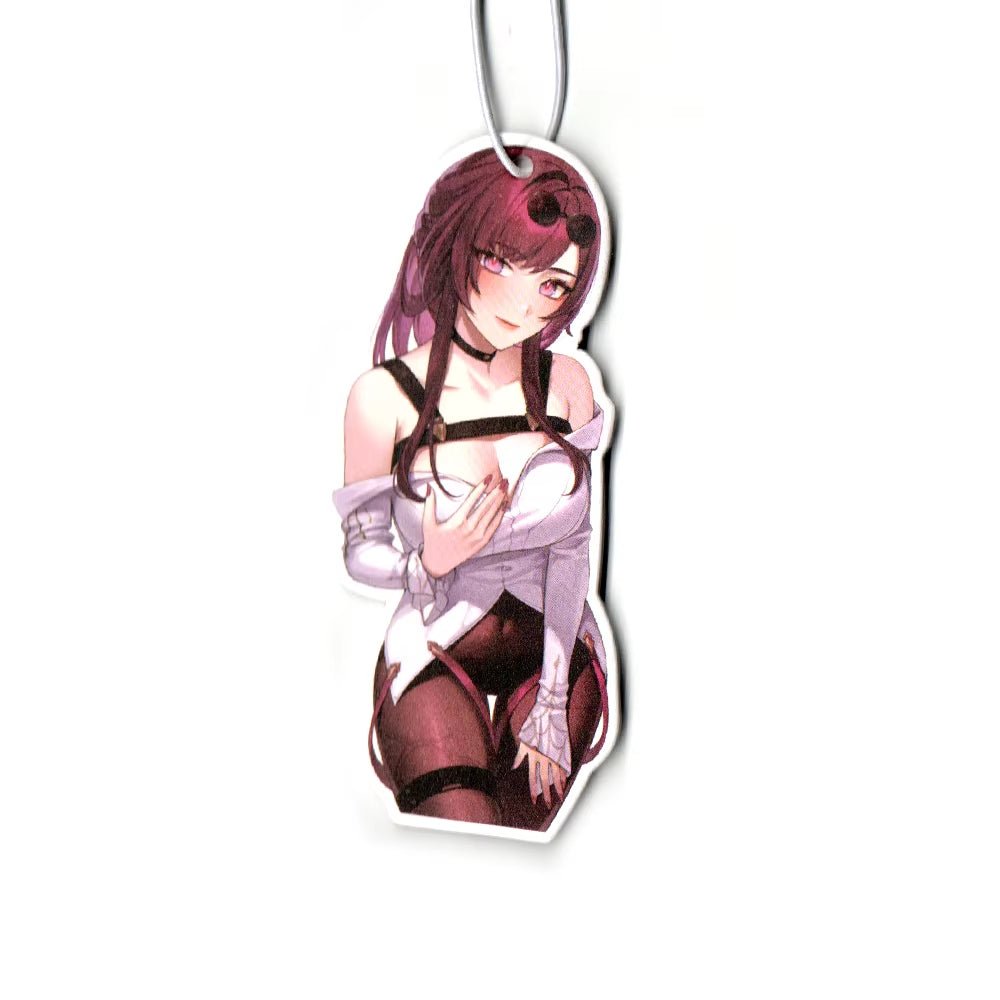 New JDM Style Performance Car Rearview Mirror Pendant Air Freshener Solid Paper Decoration Car Decoration Anime Decor - Revved Up Tools