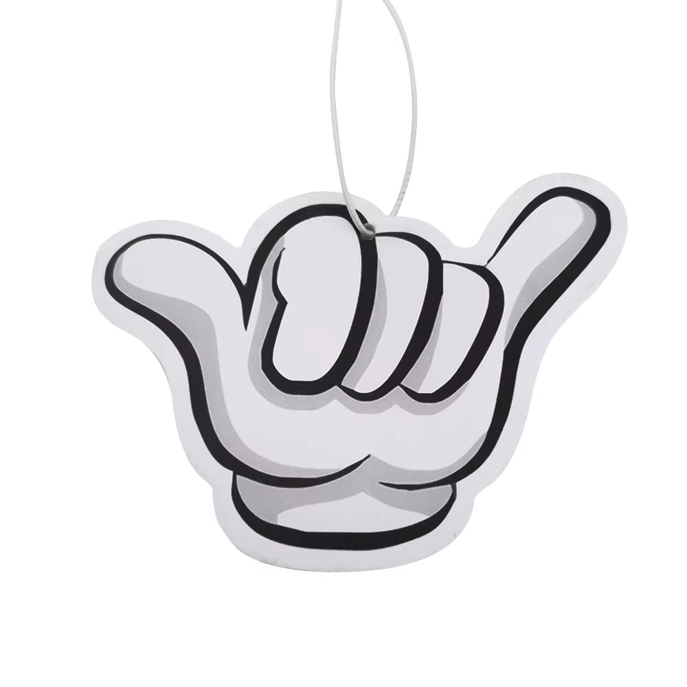 New JDM Style Performance Car Rearview Mirror Pendant Air Freshener Solid Paper Decoration Car Decoration Anime Decor - Revved Up Tools