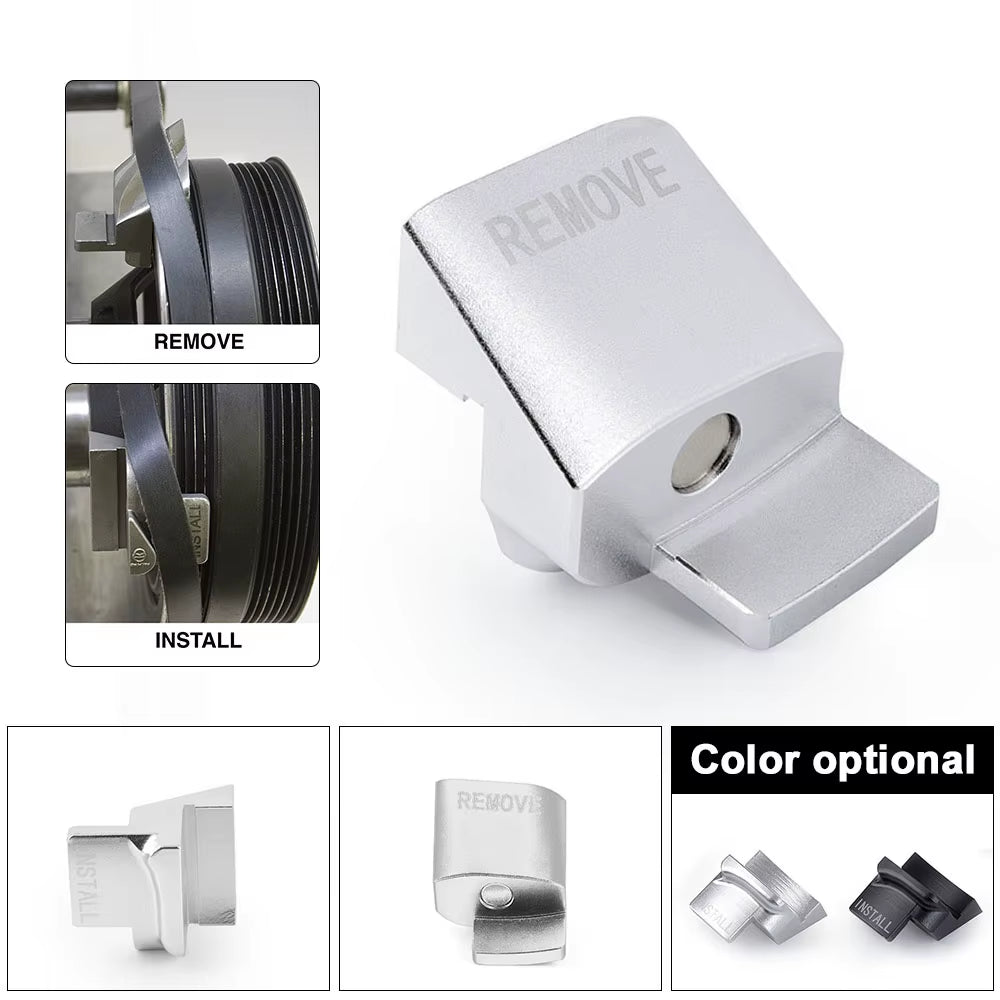 New Stretch Belt Service Remover Installer Tool Kit Practical Stretch Compact One - Piece Design Automotive Repair Auxiliary Tool - Revved Up Auto