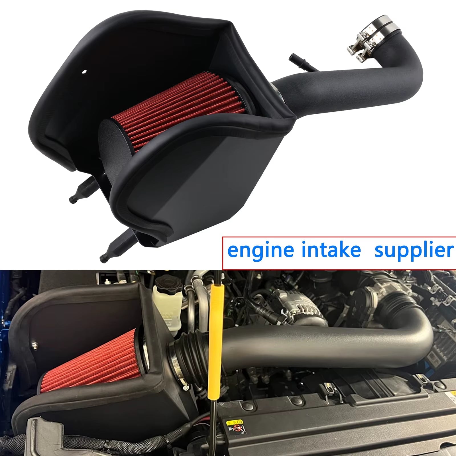New Supply Engine Parts Cold Air Intake for 2018-2024 Jeep Wrangler / Gladiator 3.6L 10479 - Revved Up Tools