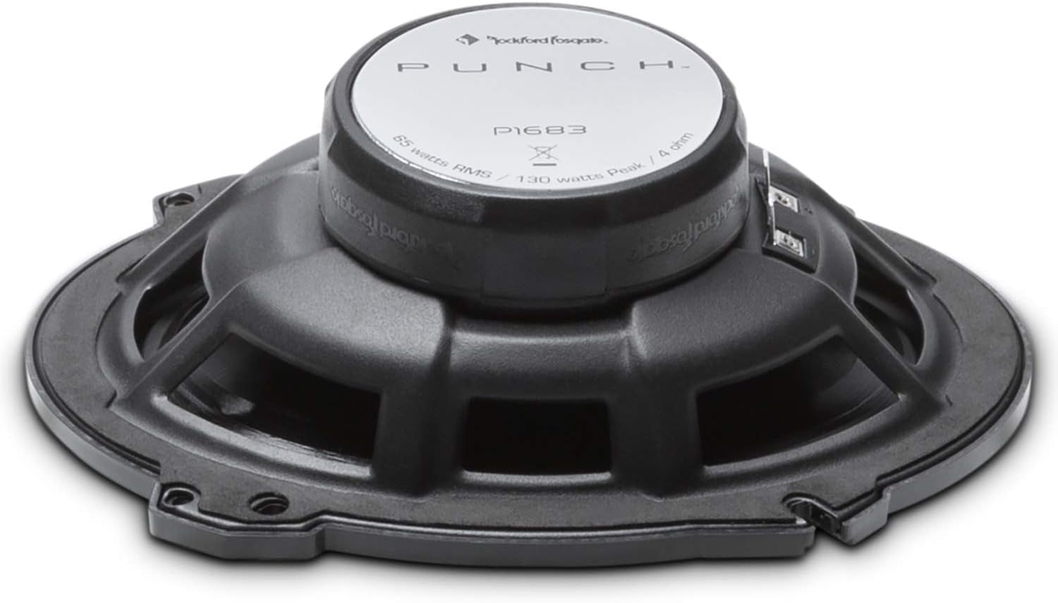 P1683 Punch 6"X8" 3-Way Coaxial Full Range Speakers - Black (Pair) - Revved Up Tools