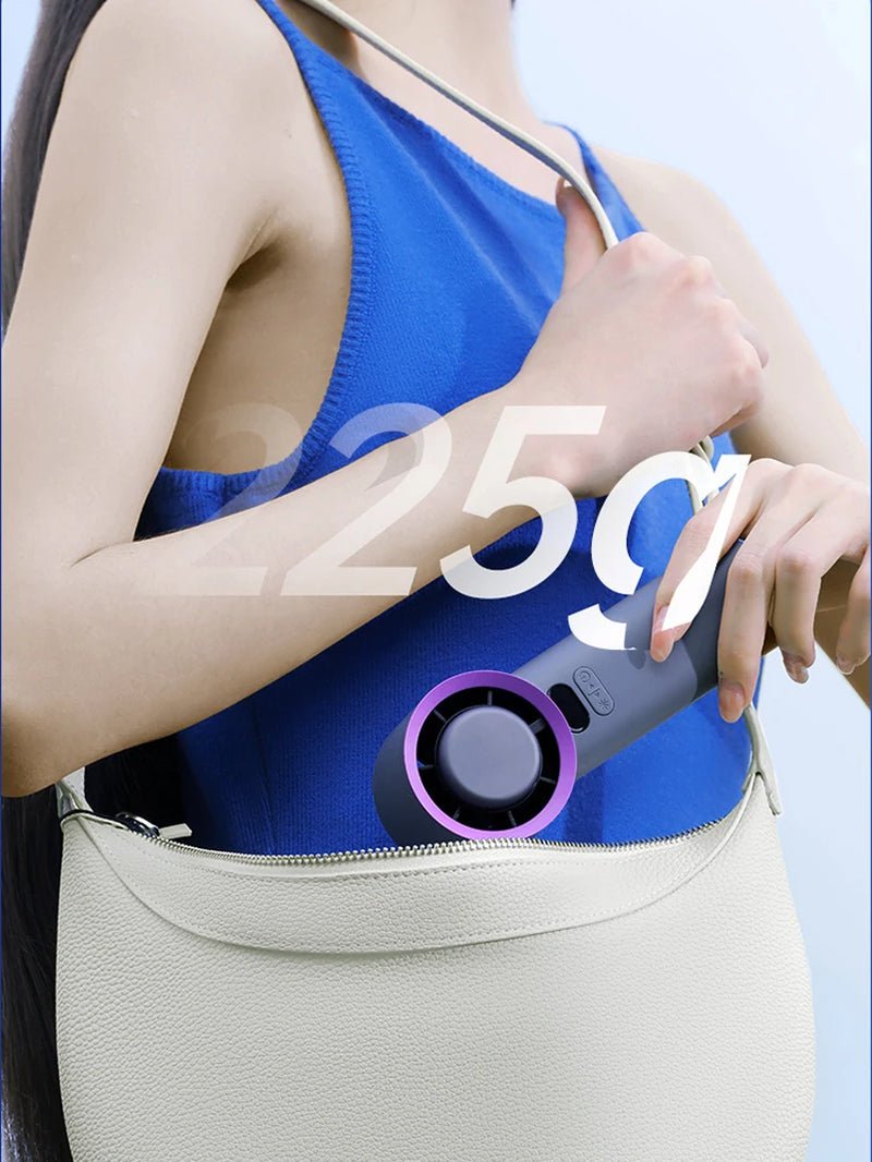 Portable Handheld Turbo Fan 100 Wind Speeds Adjustable Mini Personal Fan Battery Operated Electric Eyelash Fan - Revved Up Auto
