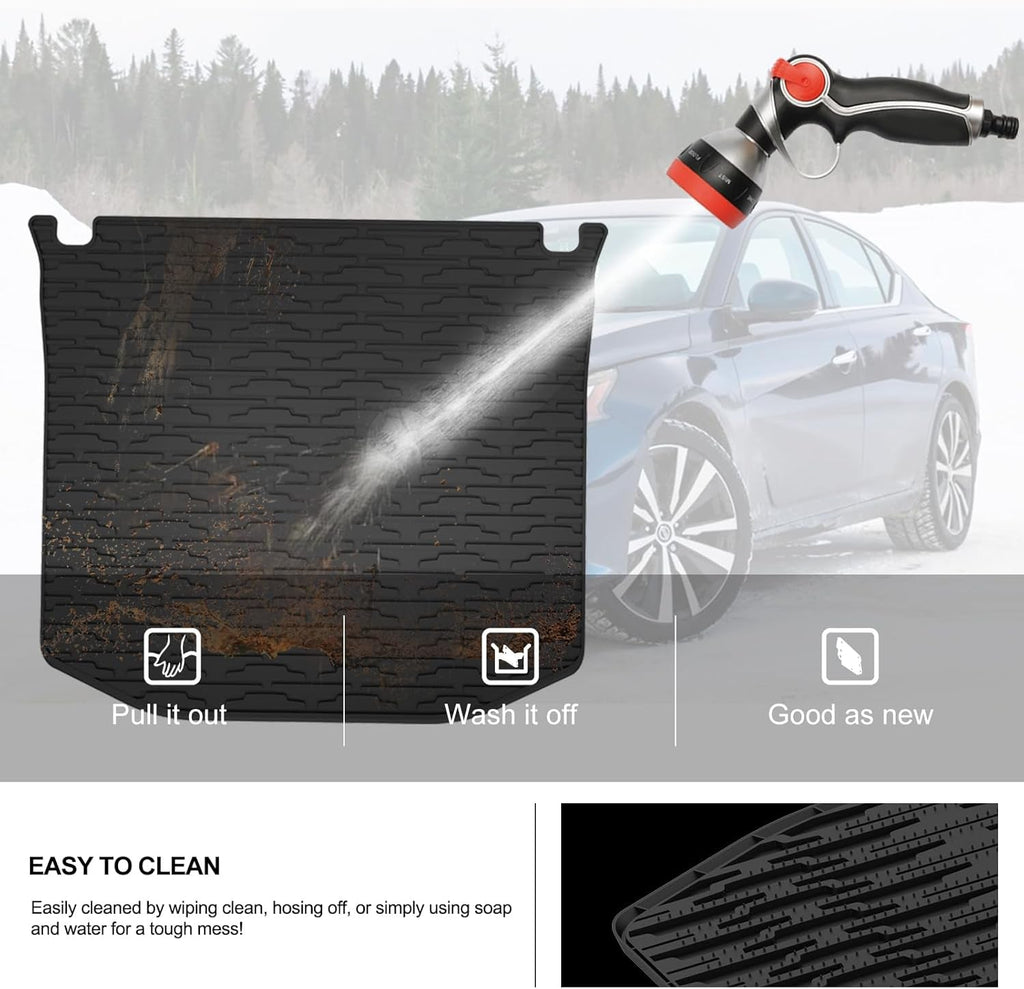 Rear Cargo Mat Liner for 2011-2021 Jeep Grand Cherokee OEM Replacement 82212085 All Weather Protection Floor Tray Slush Trunk Mats Black - Revved Up Tools