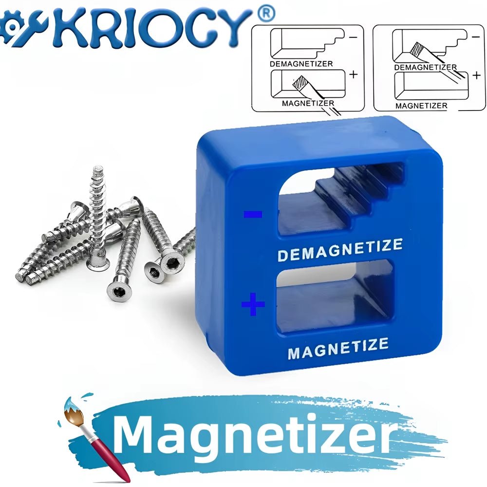 Screwdriver Magnetizer High Quality Magnetic Demagnetizer Tool Blue Screwdriver Magnetic Screwdriver Tool Screwdriver Hand Tools - Revved Up Auto