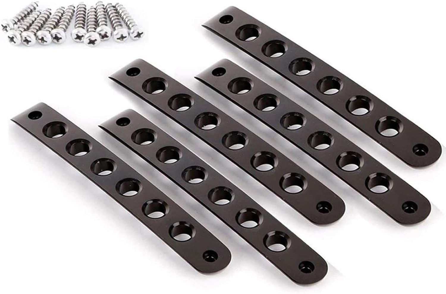 Side Door Handle Inserts Cover Trim Fits for Jeep Wrangler Accessories JK JKU Liberty Sahara & Unlimited 2007-2018 Exterior Grab Handles Pull JK Mods Decoration(Aluminum Black, 5PCS) - Revved Up Tools