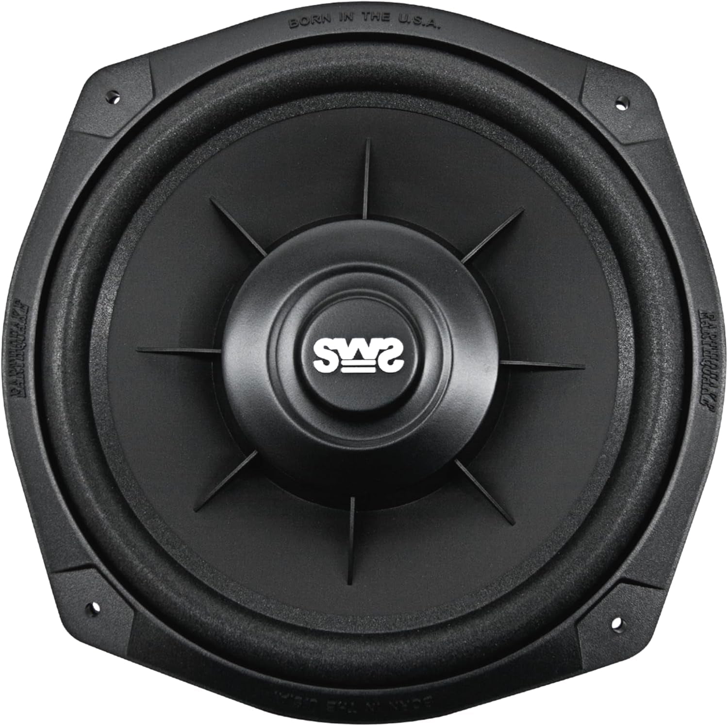 Sound SWS-8X 8-Inch Shallow Woofer System Under-The-Seat Subwoofer, 4-Ohm (Single), Black - Revved Up Tools
