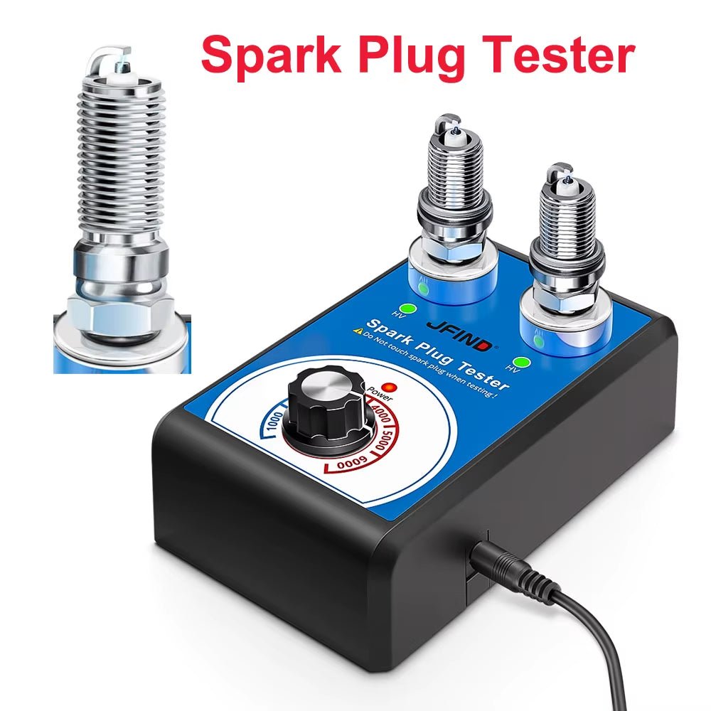 Spark Plug Tester Double Hole Diagnostic Tool Car 12V Spark Tester 0 - 6000Rpm Auto Engine Ignition Detector Tools - Revved Up Auto