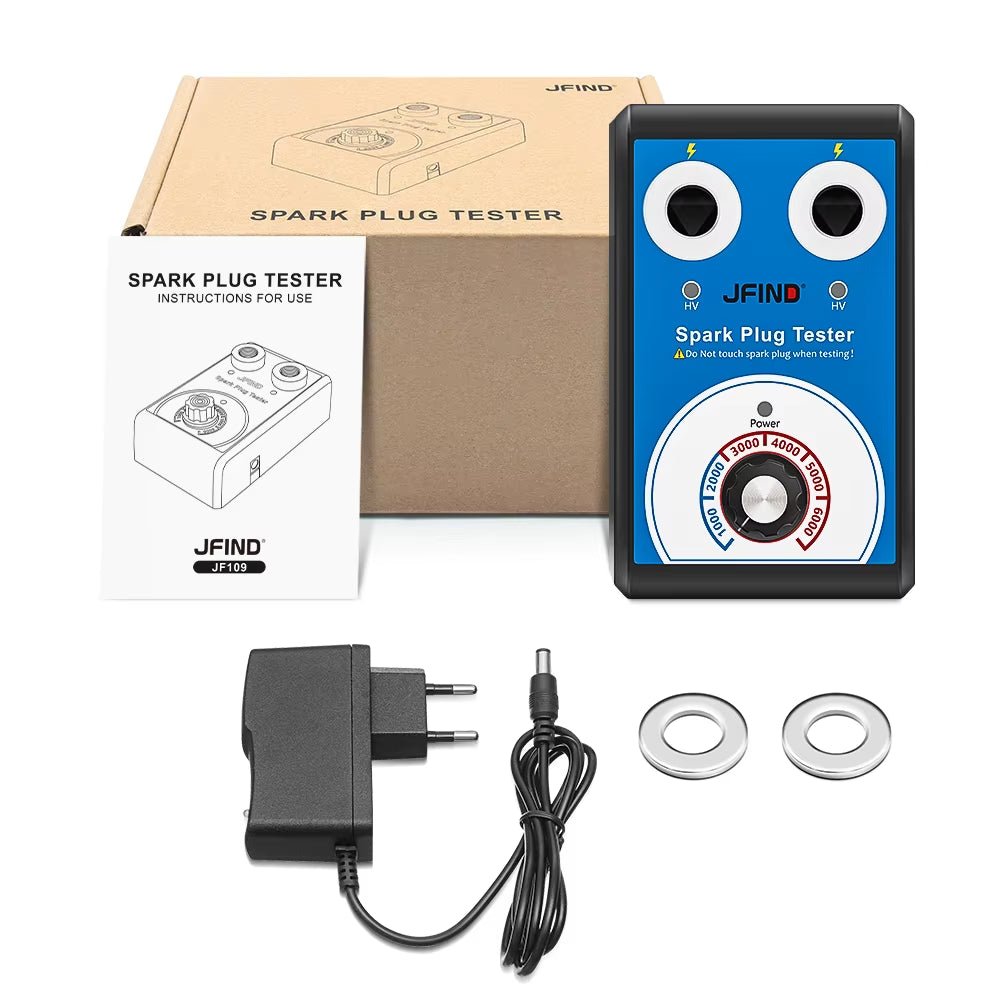 Spark Plug Tester Double Hole Diagnostic Tool Car 12V Spark Tester 0 - 6000Rpm Auto Engine Ignition Detector Tools - Revved Up Auto