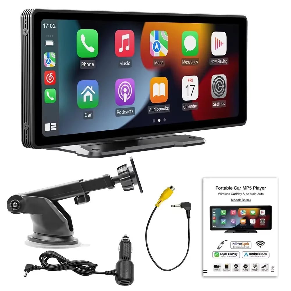 Universal 10.26” Screen Car Radio Multimedia WIFI Video Player Wireless Carplay Screen for Apple or Android - Revved Up Auto