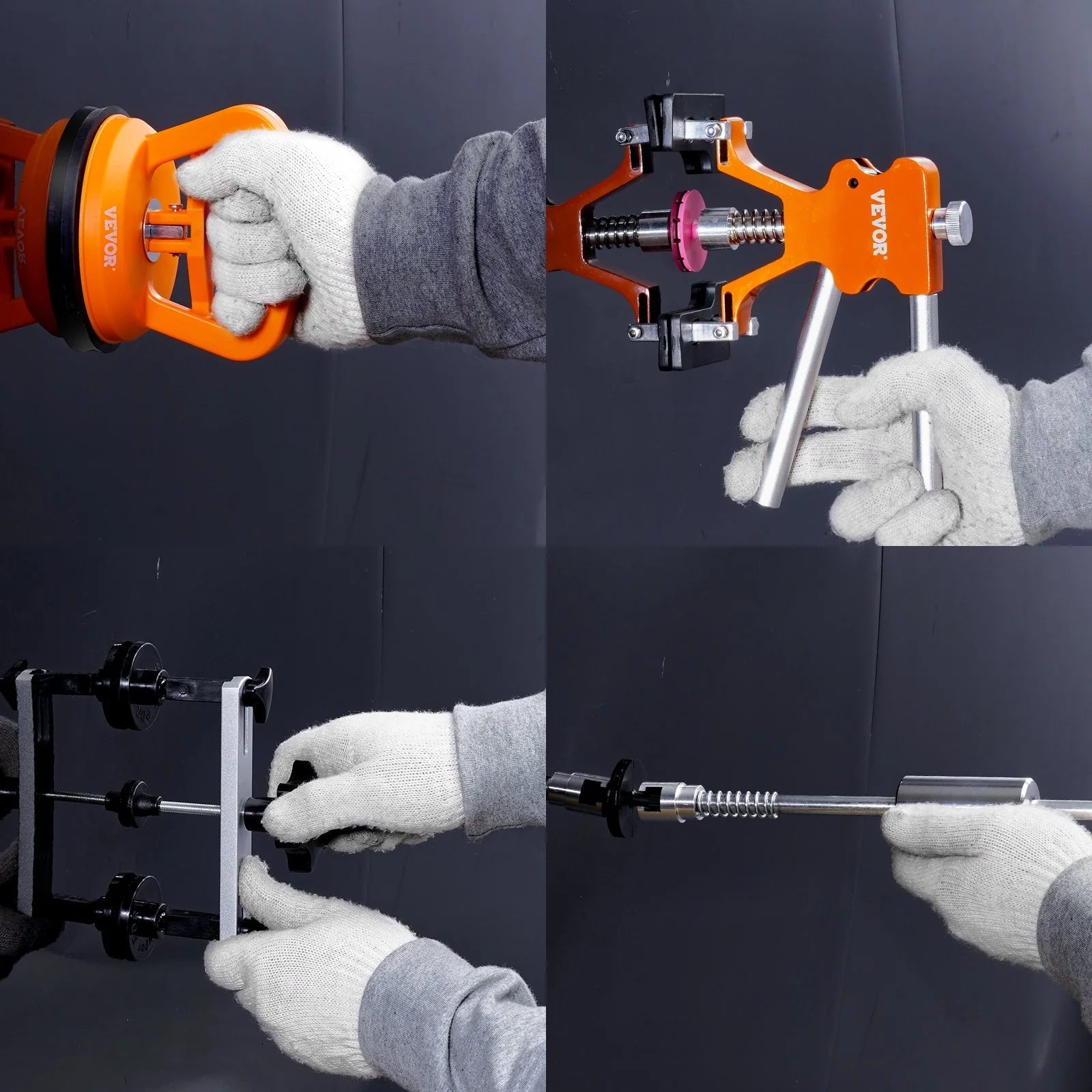 VEVOR Car Body Dent Puller Bridge Lifter Tool Paintless Hail Remover Repair Kit - Revved Up Auto