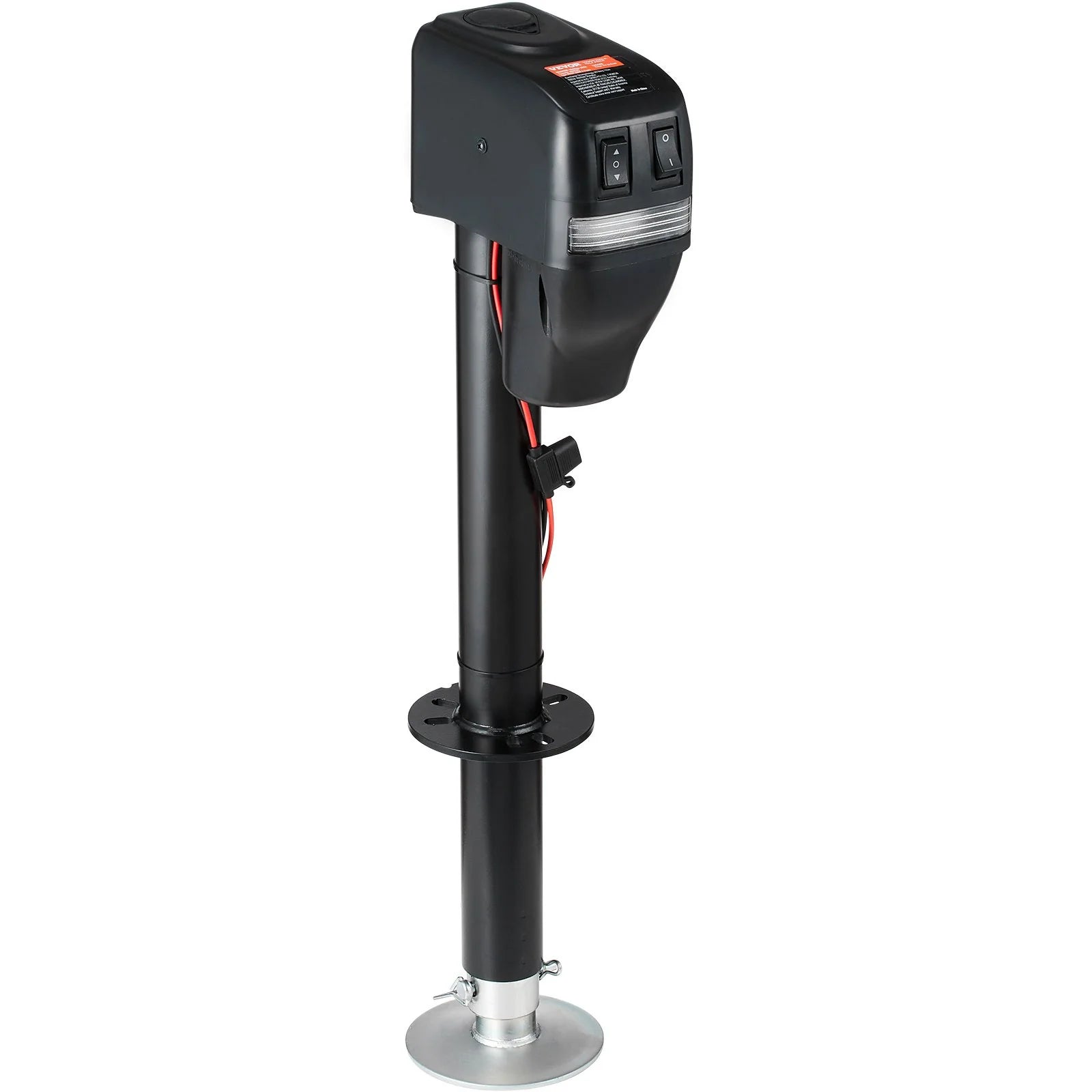 VEVOR Electric Trailer Jack, Power Tongue Jack Weight Capacity 4000 Lbs, 9.84 - 33.85 Electric Tongue Jack with Waterproof Cover for Lifting RV Trailer, Horse Trailer, Utility Trailer, Yacht Trailer - Revved Up Auto