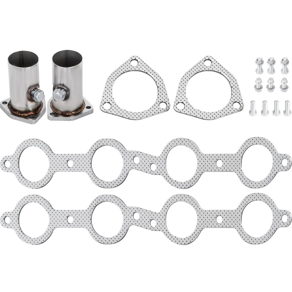VEVOR Exhaust Header Set 1 5/8 Exhaust Turbo Headers, Stainless Steel Exhaust Manifold Headers, Shorty Engine Conversion LS Swap Exhaust Headers for Chevy LS1 LS2 LS3 LS6 LS10 Suv/Truck Car - Revved Up Tools