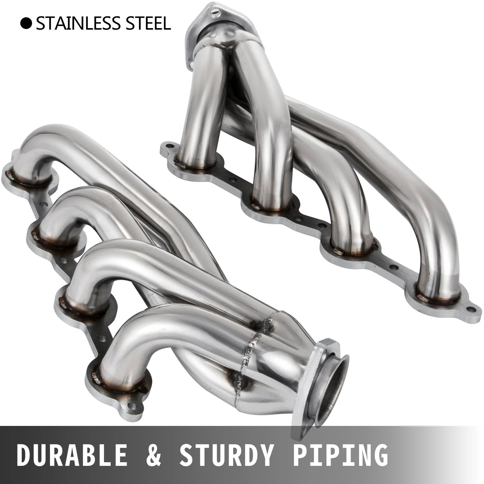 VEVOR Exhaust Header Set 1 5/8 Exhaust Turbo Headers, Stainless Steel Exhaust Manifold Headers, Shorty Engine Conversion LS Swap Exhaust Headers for Chevy LS1 LS2 LS3 LS6 LS10 Suv/Truck Car - Revved Up Tools