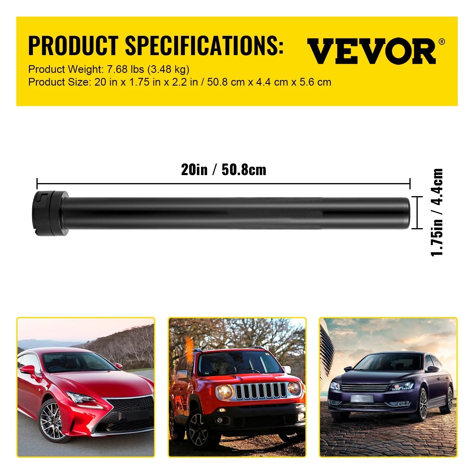 VEVOR Inner Tie Rod Tool Kit, 13 Pcs Crowfoot Adapters Inner Tie Rod Tool Set, 13 Pcs Tie Rod Removal Tool, 1/2 Inch Drive Tube Tie Rods Tool, Heavy-Duty Steel Inner Tie Rod Removal Tool for Vehicle - Revved Up Tools