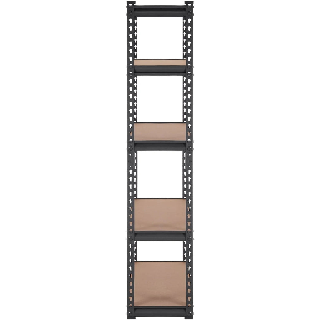 VEVOR Storage Shelving Unit, 5 - Tier Adjustable, 2000 Lbs Capacity, Heavy Duty Garage Shelves Metal Organizer Utility Rack, Black, 30 L X 12 W X 60 H for Kitchen Pantry Basement Bathroom Laundry - Revved Up Auto