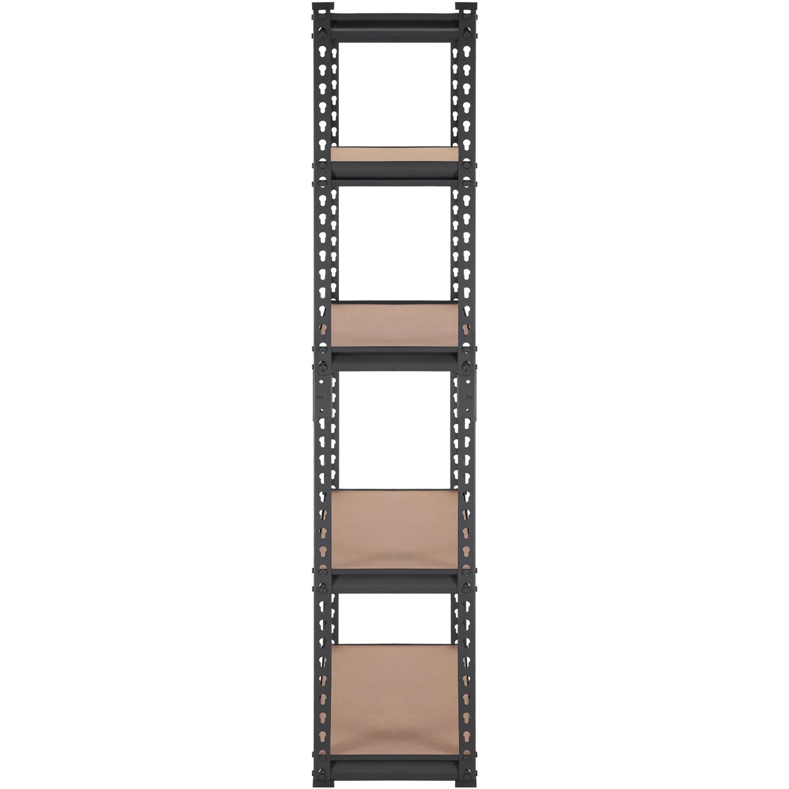 VEVOR Storage Shelving Unit, 5 - Tier Adjustable, 2000 Lbs Capacity, Heavy Duty Garage Shelves Metal Organizer Utility Rack, Black, 30 L X 12 W X 60 H for Kitchen Pantry Basement Bathroom Laundry - Revved Up Auto