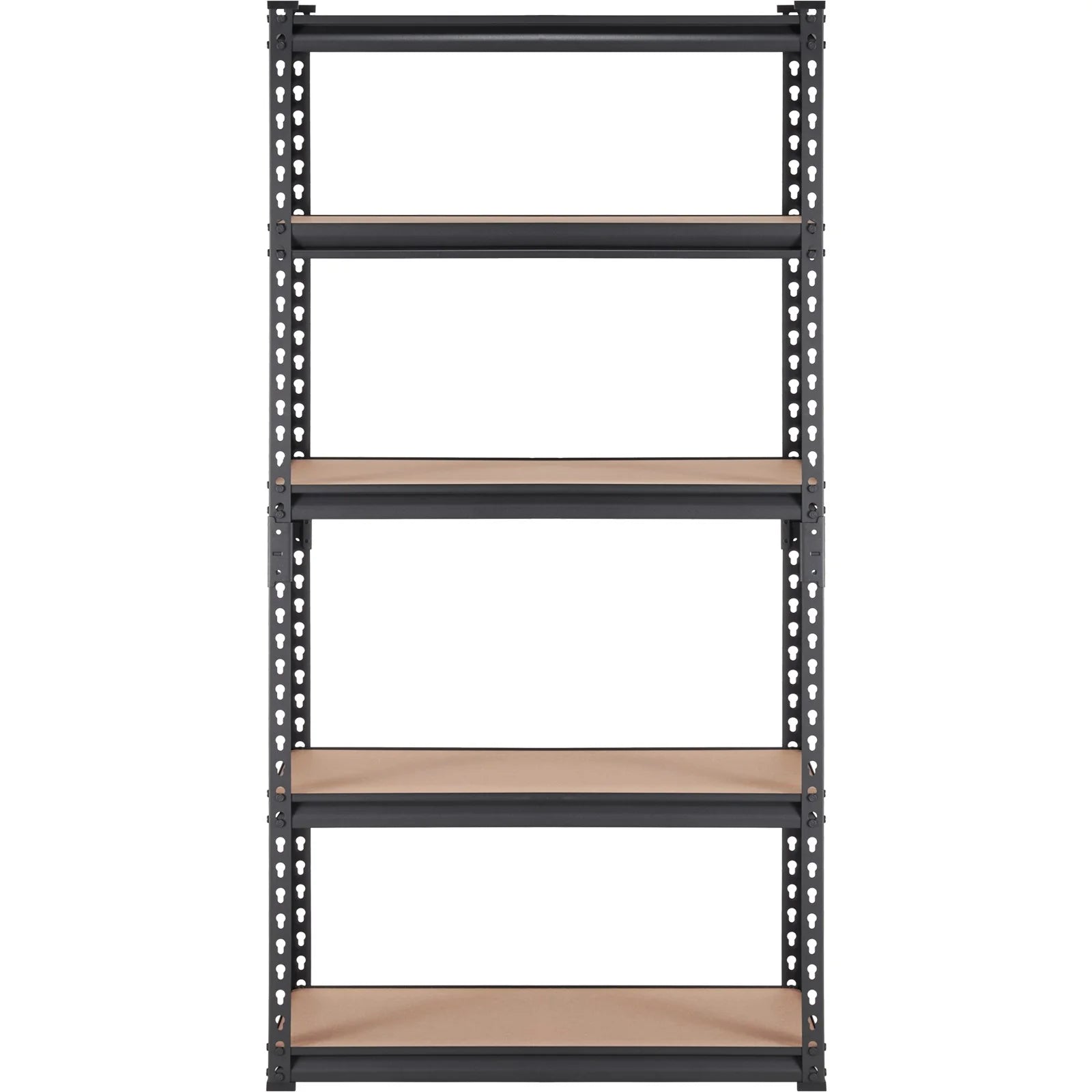 VEVOR Storage Shelving Unit, 5 - Tier Adjustable, 2000 Lbs Capacity, Heavy Duty Garage Shelves Metal Organizer Utility Rack, Black, 30 L X 12 W X 60 H for Kitchen Pantry Basement Bathroom Laundry - Revved Up Auto