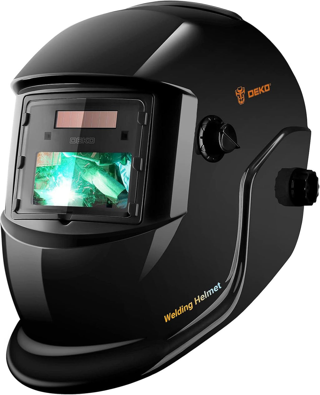 Welding Helmet Auto Darkening: DEKORPO True Color Solar Powered Auto Darkening Welding Welder Mask Hood Helmets - Revved Up Auto