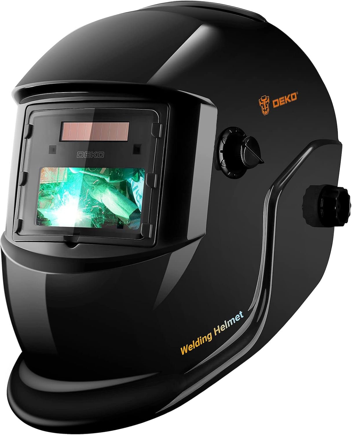 Welding Helmet Auto Darkening: DEKORPO True Color Solar Powered Auto Darkening Welding Welder Mask Hood Helmets - Revved Up Auto