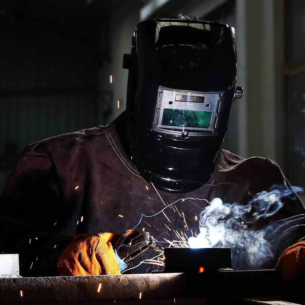 Welding Helmet Auto Darkening: DEKORPO True Color Solar Powered Auto Darkening Welding Welder Mask Hood Helmets - Revved Up Auto