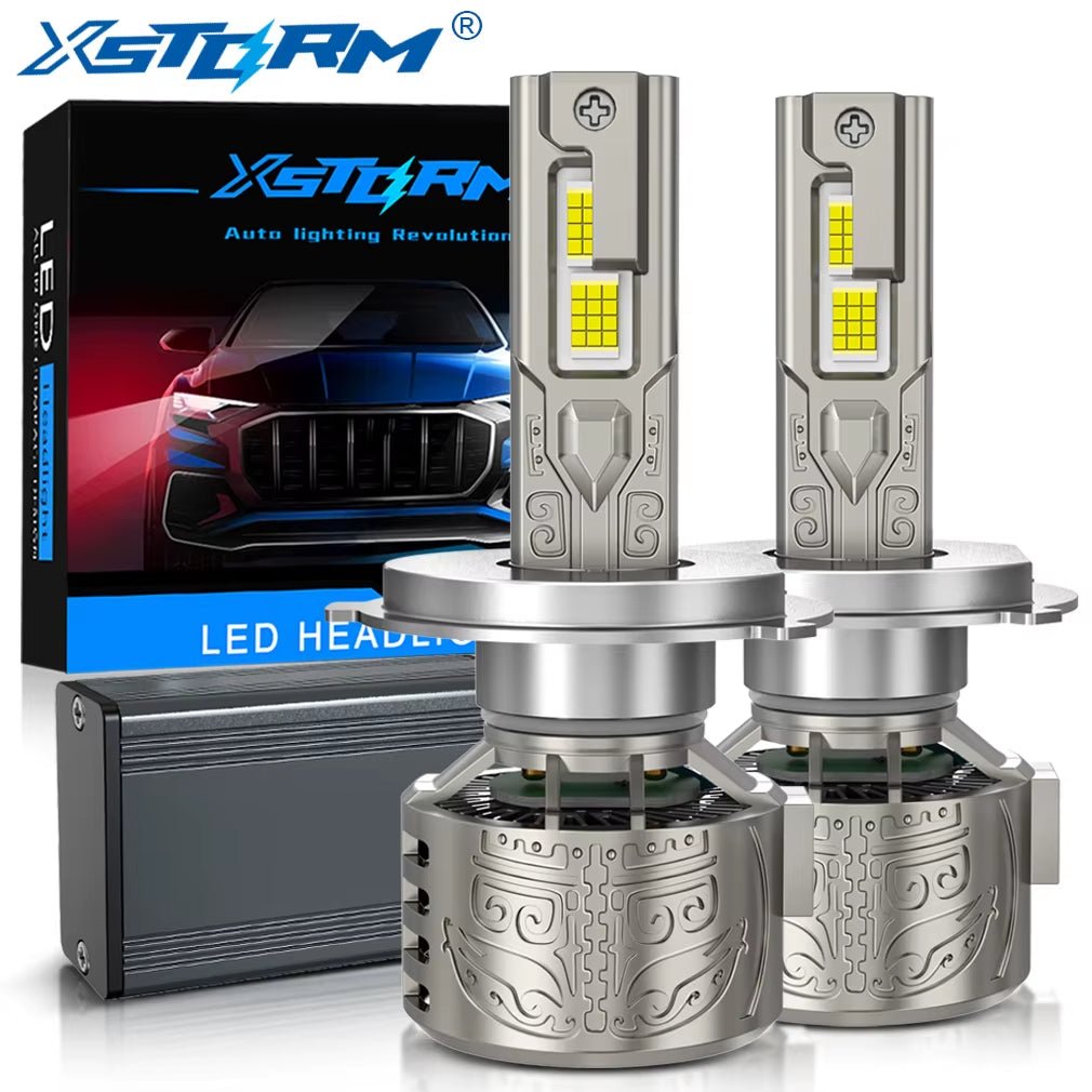 XSTORM H1 H3 H4 H7 Led H8 H11 H16 9005 HB3 9006 HB4 9012 HIR2 Canbus 140W 30000LM Car Headlight Bulb for Turbo Lamp Automobiles - Revved Up Auto